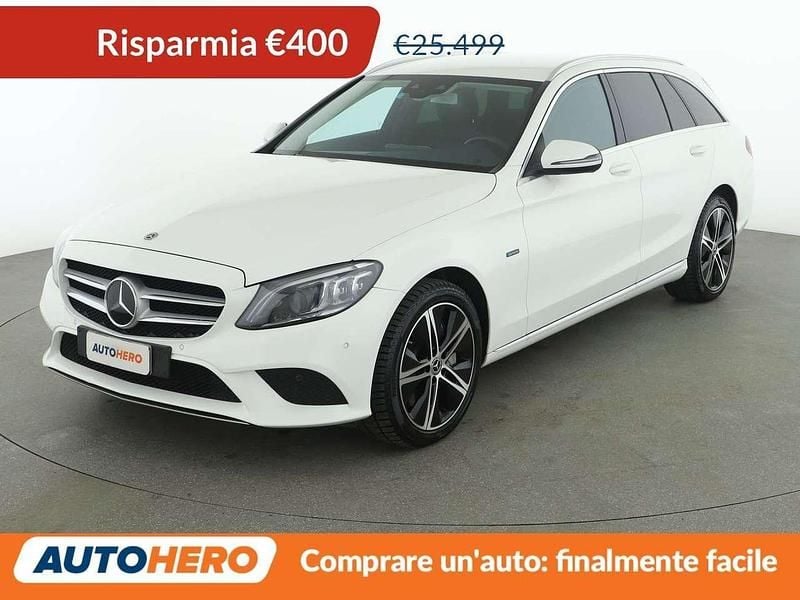 Usata Mercedes C300e Business 194 CV (142 kW) 2020 Bianco Berlina