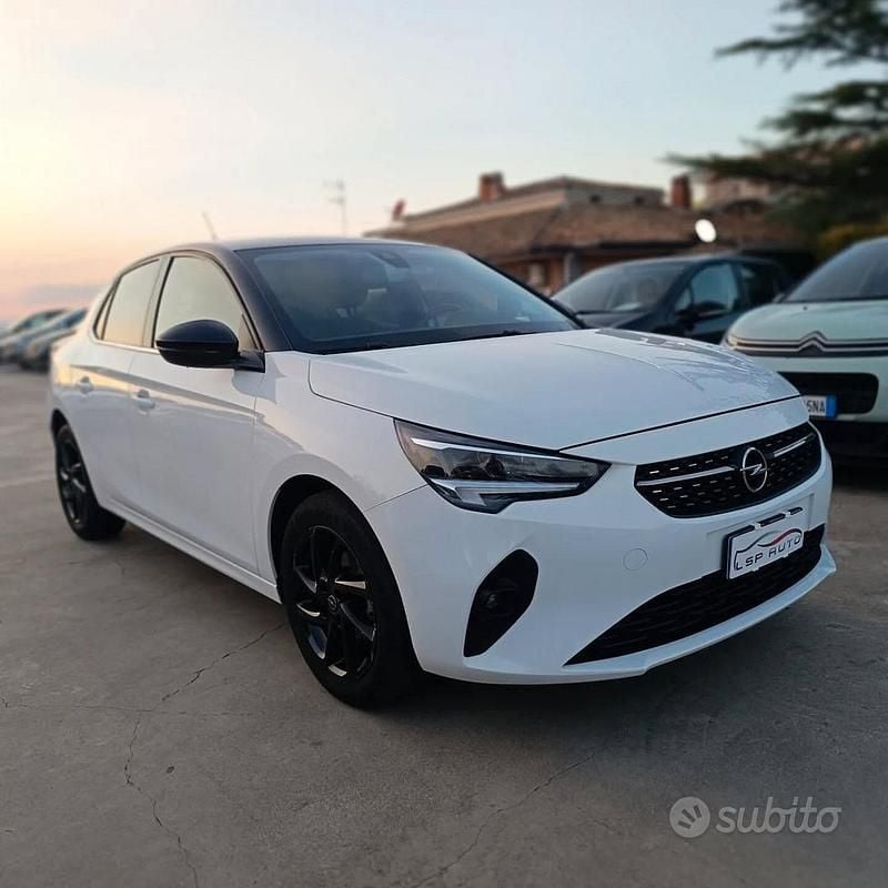 Usata Opel Corsa Elegance 75 CV (55 kW) 2020 Bianco Berlina