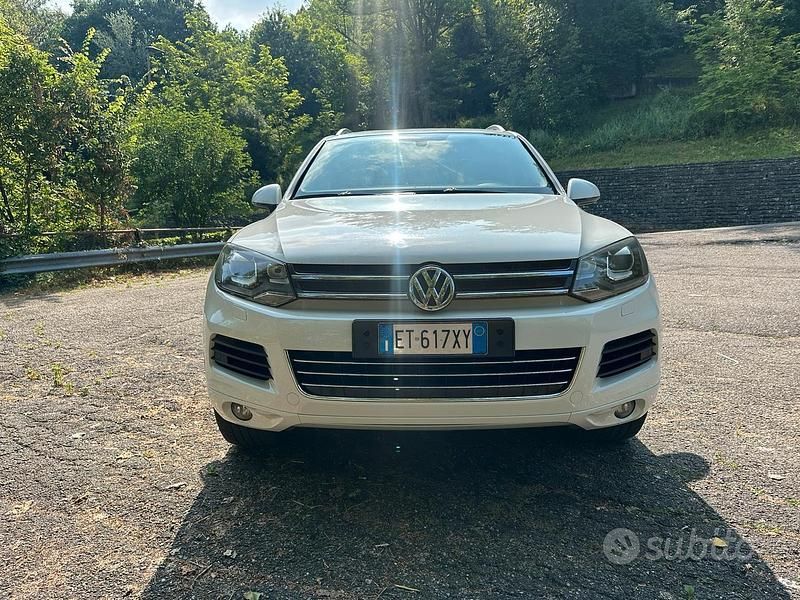 Usata VW Touareg Terrain Tech 245 CV (180 kW) 2014 Bianco SUV