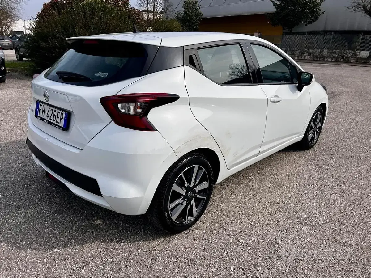 Usata Nissan Micra N-Connecta 90 CV (66 kW) 2017 Bianco Utilitaria