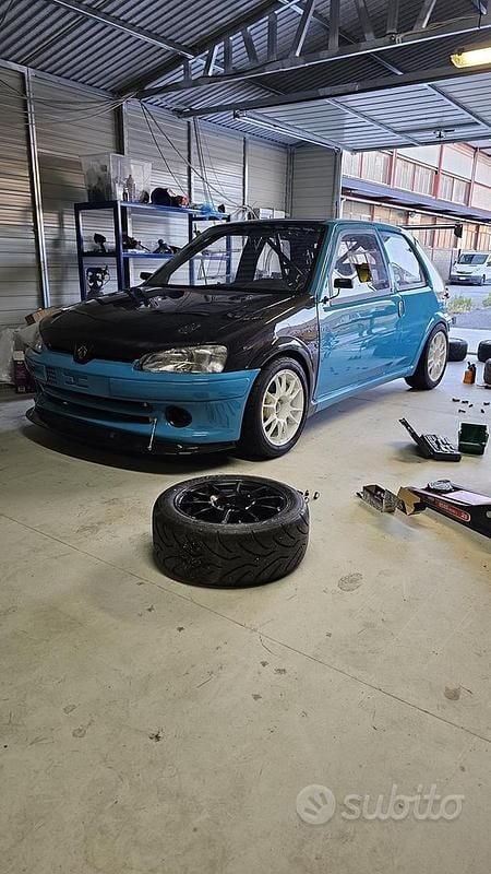 Usata Peugeot 106 GTi 170 CV (125 kW) 1997 Blu Utilitaria