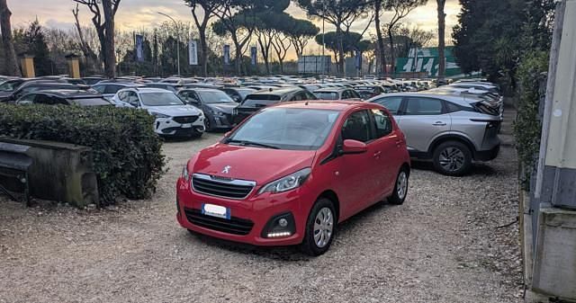 Usata Peugeot 108 69 CV (50 kW) 2018 Rosso Berlina