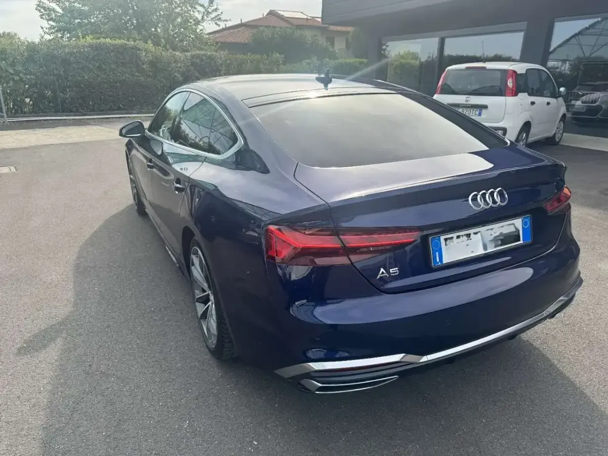Usata Audi A5 S-Line 190 CV (139 kW) 2020 Blu/azzurro Coupé
