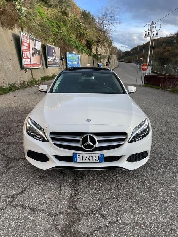 Usata Mercedes C220 Premium 170 CV (125 kW) 2017 Bianco Berlina
