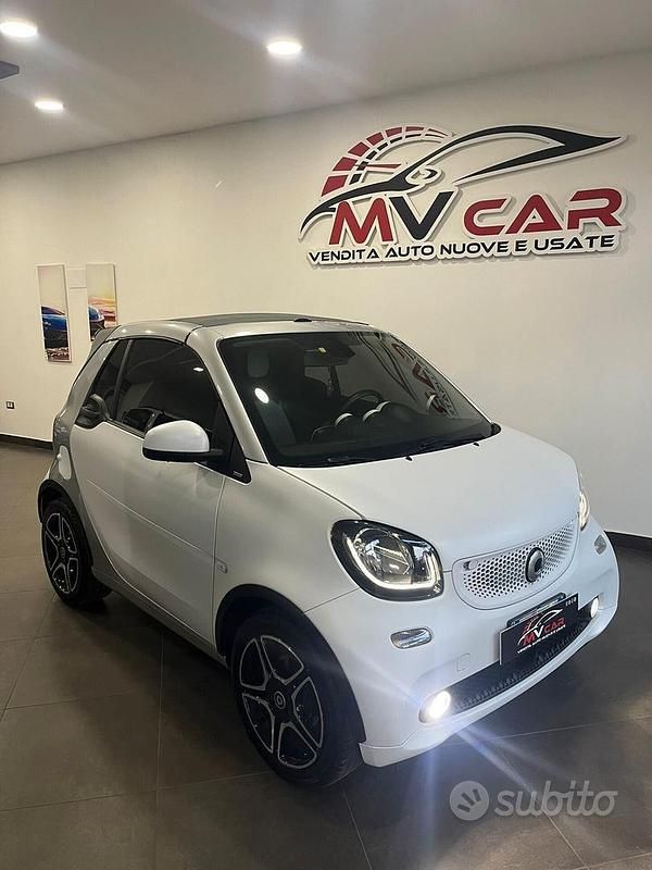 Usata Smart ForTwo Cabrio Passion 89 CV (65 kW) 2018 Bianco Cabrio