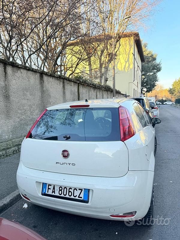 Usata Fiat Punto 75 CV (55 kW) 2014 Bianco Utilitaria