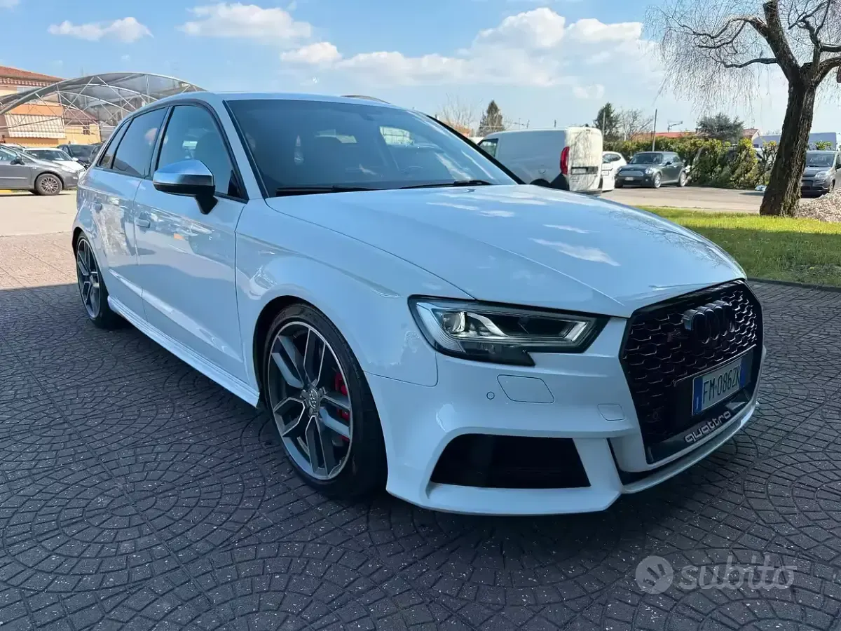 Usata Audi A3 310 CV (228 kW) 2018 Bianco Berlina