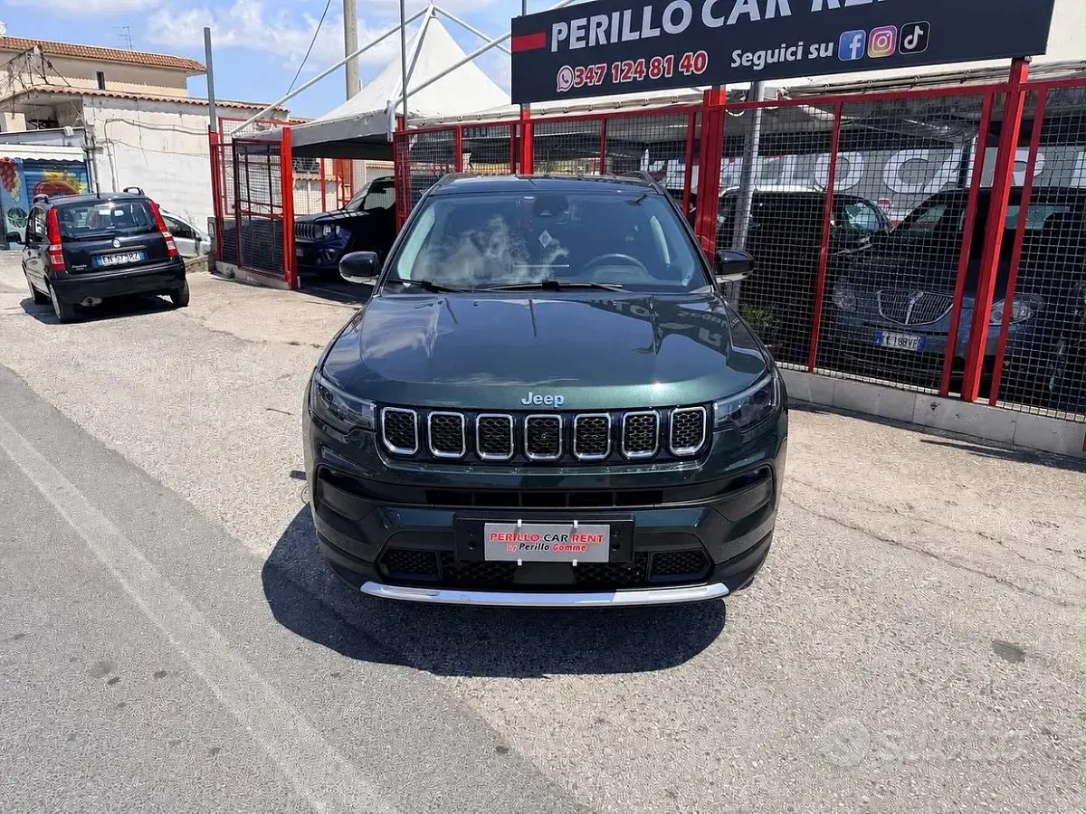 Usata Jeep Compass Limited 150 CV (110 kW) 2021 Verde SUV