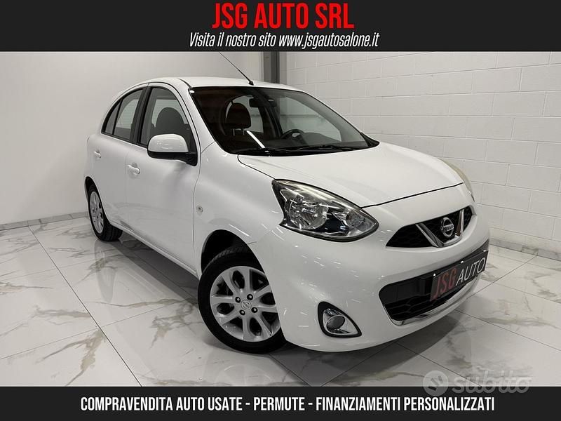 Usata Nissan Micra Acenta 80 CV (58 kW) 2014 Bianco Utilitaria