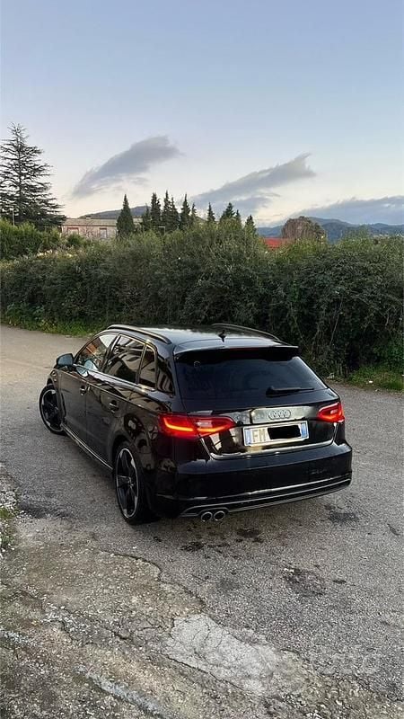Usata Audi A3 S-Line 150 CV (110 kW) 2018 Nero Berlina