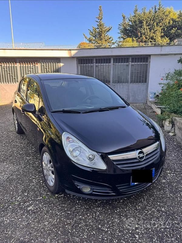 Usata Opel Corsa Club 80 CV (58 kW) 2008 Nero Berlina