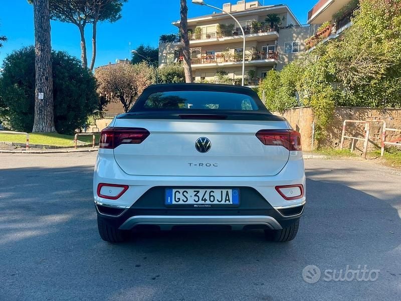 Usata VW T-Roc Cabriolet Style 150 CV (110 kW) 2023 Bianco Cabrio