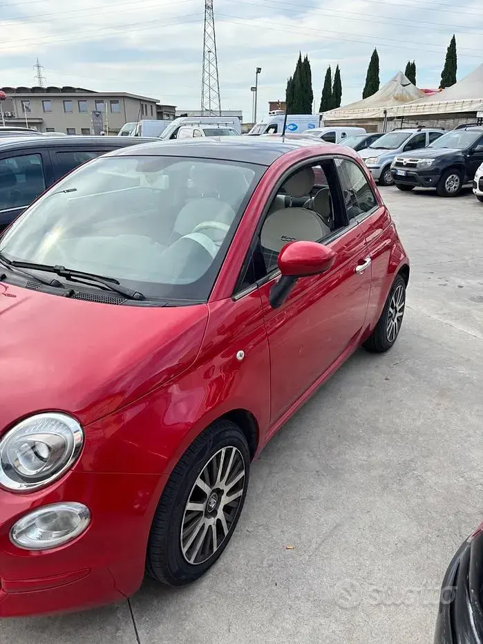 Usata Fiat 500 Lounge 69 CV (50 kW) 2019 Rosso Berlina