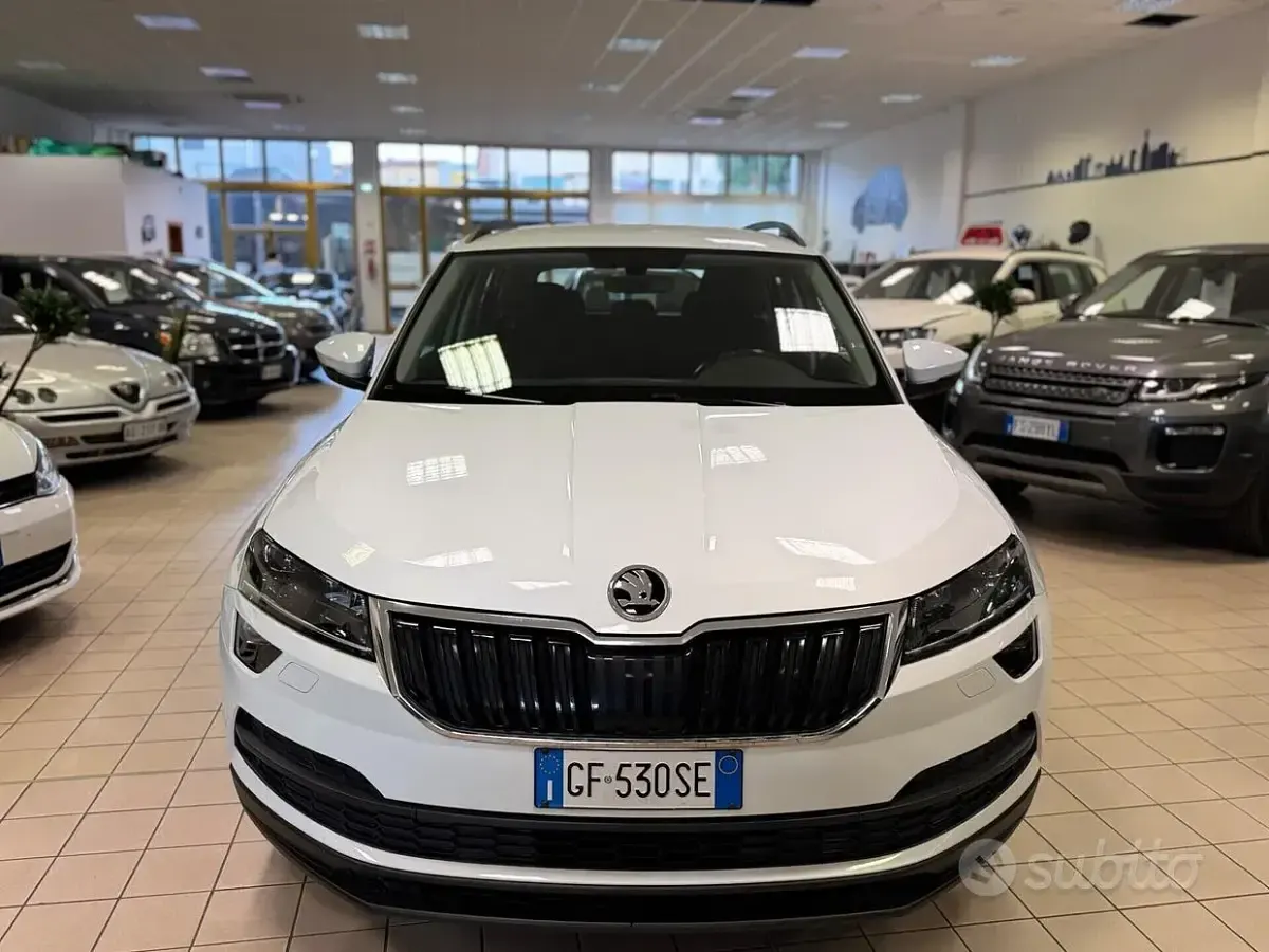 Usata Skoda Karoq SportLine 116 CV (85 kW) 2021 Bianco SUV