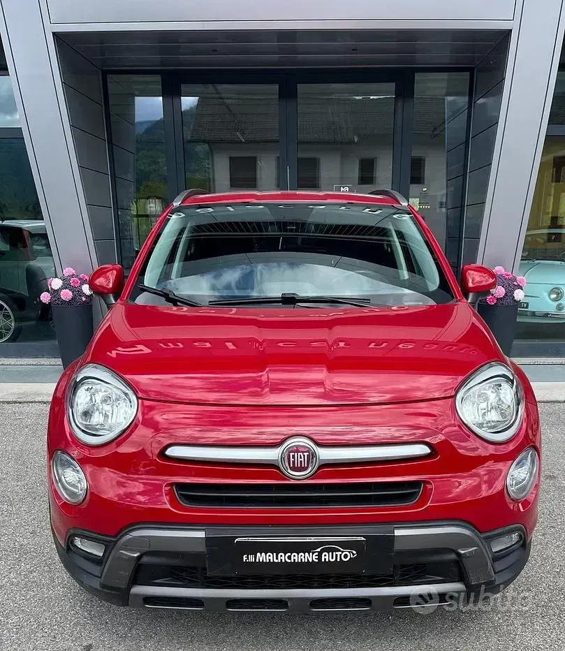 Usata Fiat 500X Cross 120 CV (88 kW) 2016 Rosso SUV