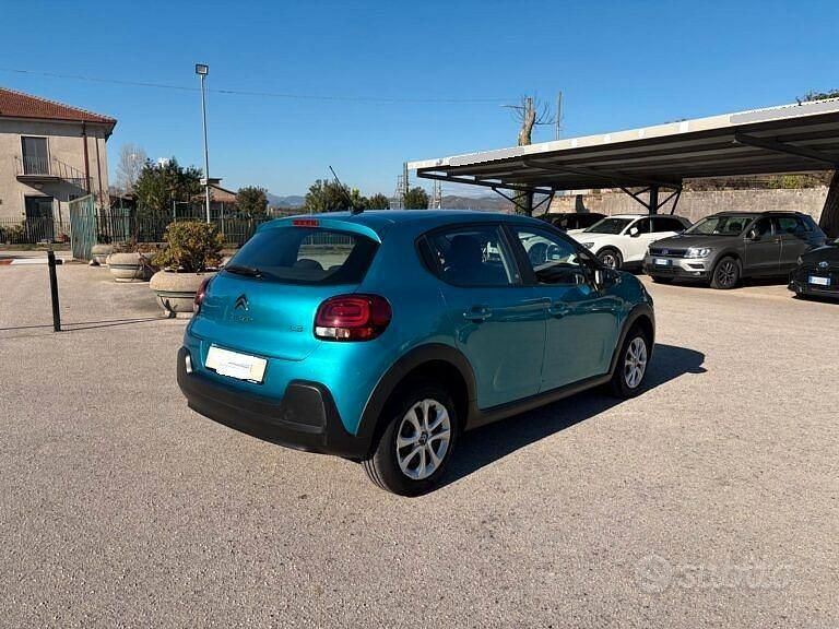 Usata Citroën C3 Feel 102 CV (75 kW) 2022 Blu Utilitaria