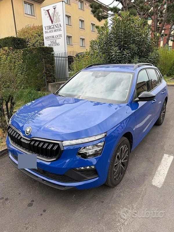 Usata Skoda Kamiq 95 CV (69 kW) 2024 Blu SUV