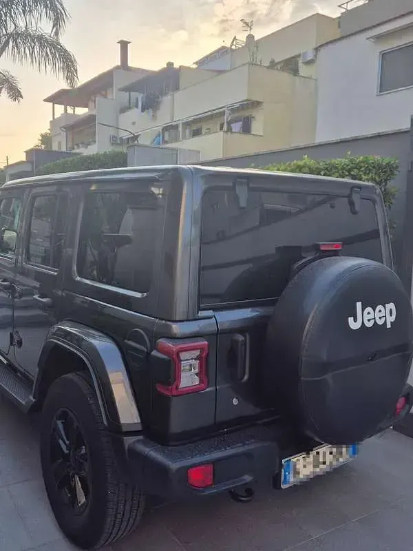 Usata Jeep Wrangler Unlimited Sahara 200 CV (147 kW) 2020 Grigio SUV