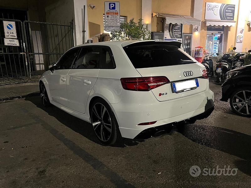 Usata Audi RS3 Sport 400 CV (294 kW) 2018 Bianco Berlina