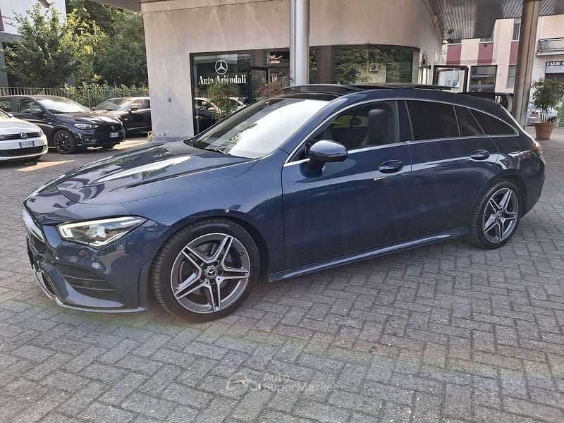 Usata Mercedes CLA45 AMG Shooting Brake Premium 190 CV (139 kW) 2020 Blu Station wagon