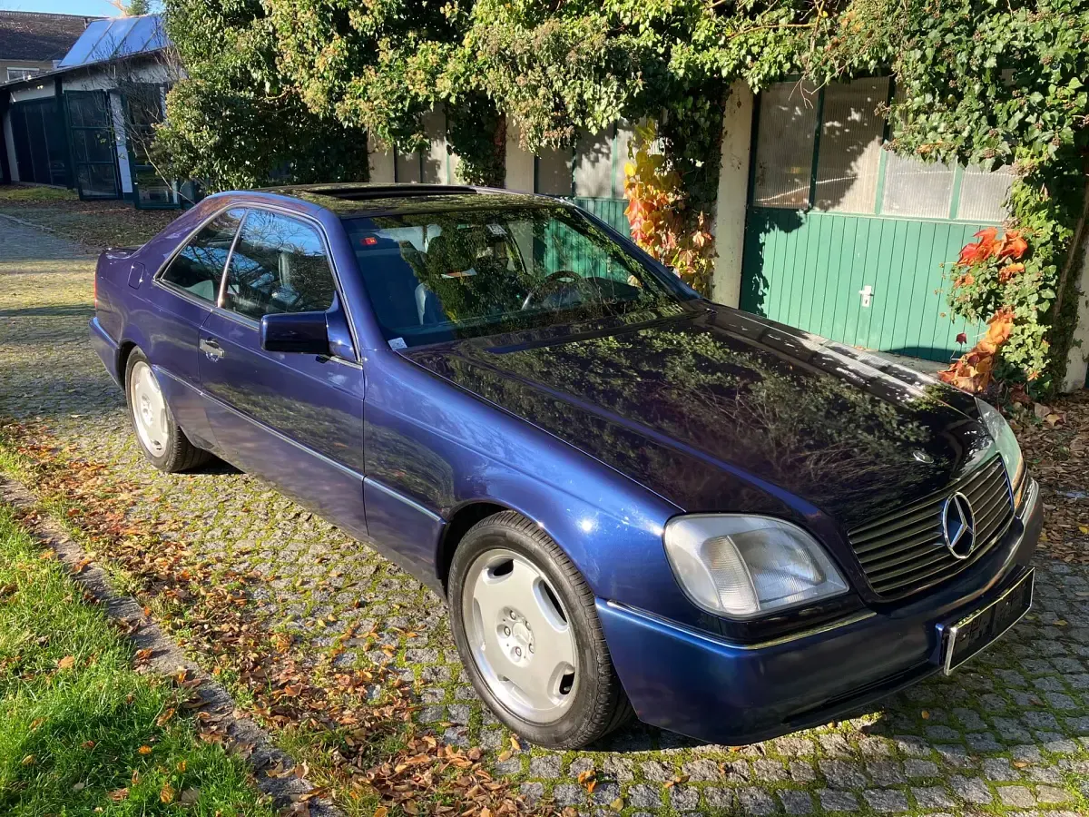 Usata Mercedes S420 279 CV (205 kW) 1996 Blu Coupé