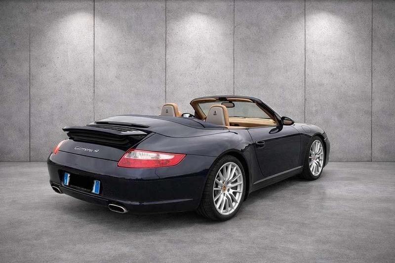 Usata Porsche 997 325 CV (239 kW) 2005 Blu/azzurro Cabrio