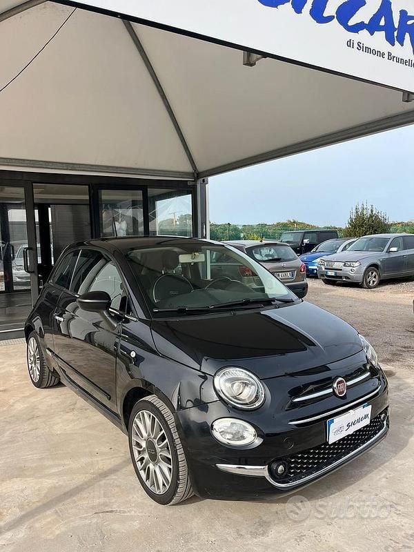 Usata Fiat 500 Lounge 69 CV (50 kW) 2016 Nero Berlina