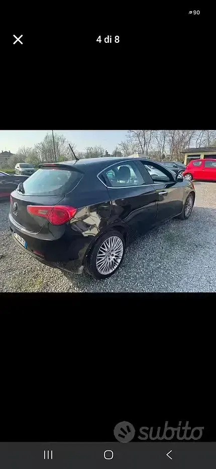 Usata Alfa Romeo Giulietta 120 CV (88 kW) 2010 Nero Utilitaria