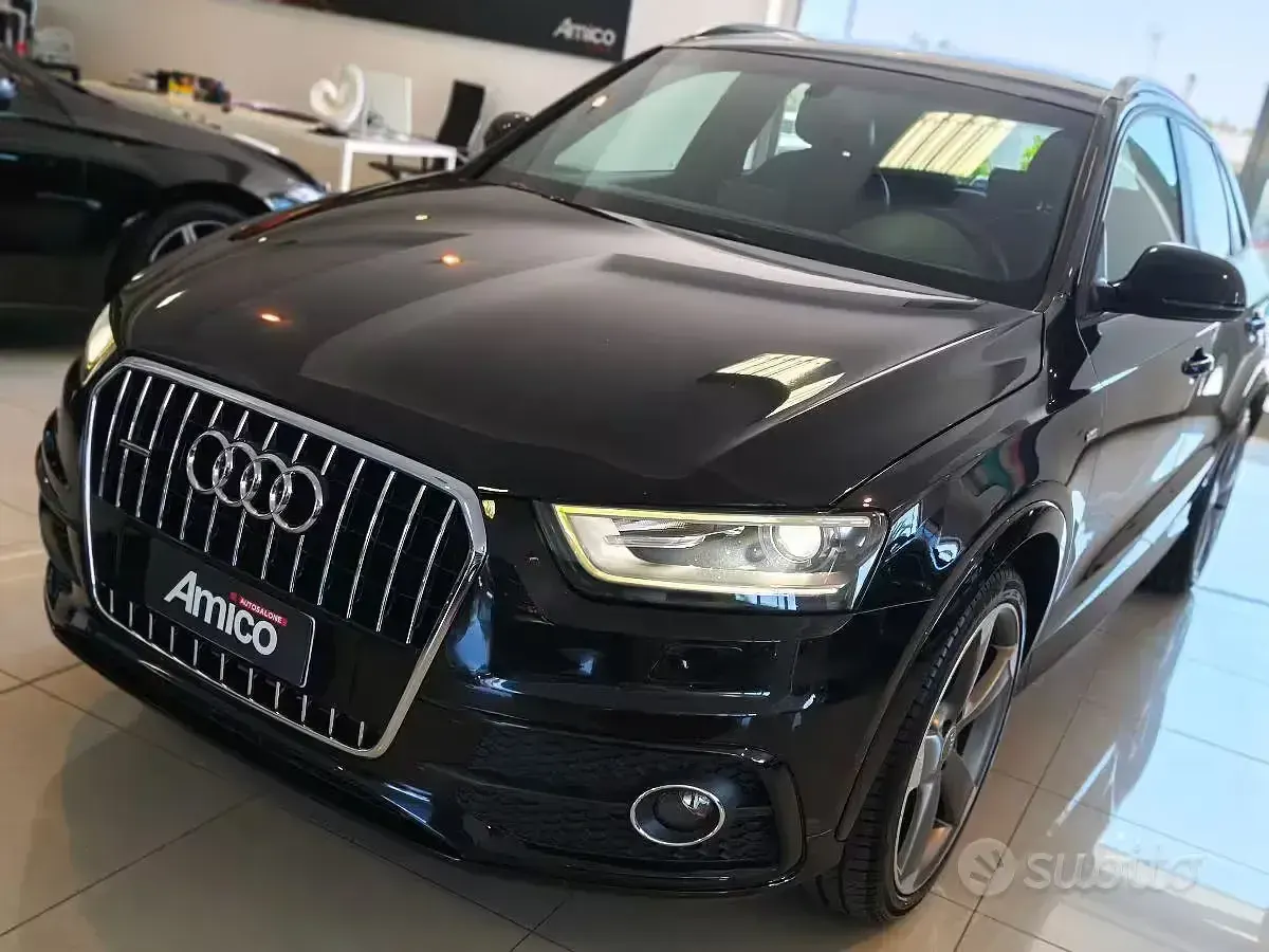 Usata Audi Q3 S-Line 177 CV (130 kW) 2014 Nero SUV