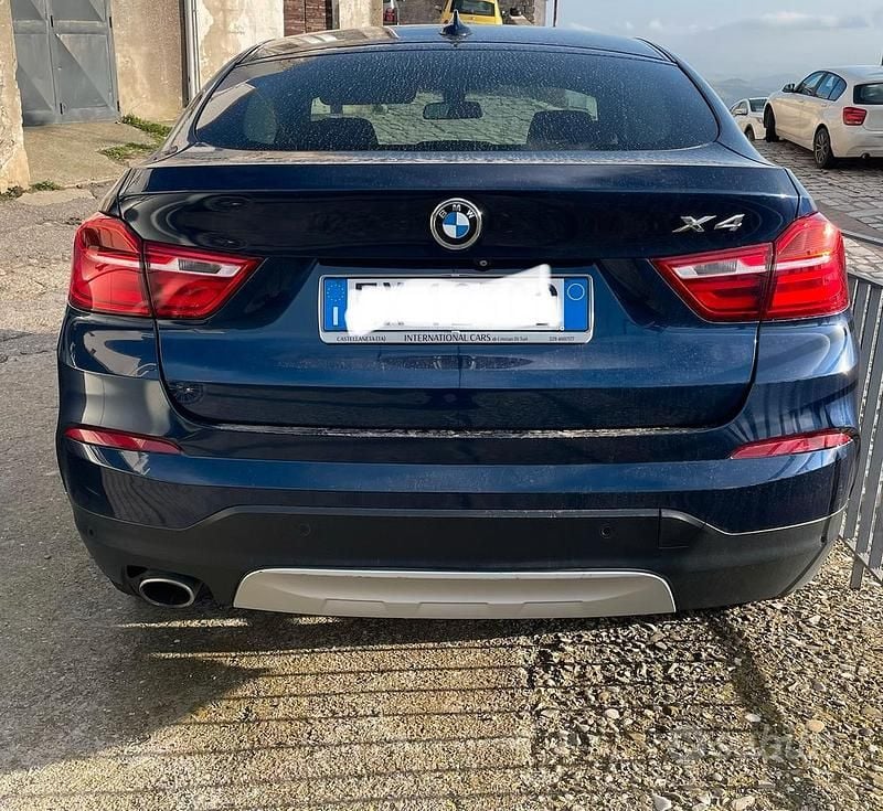 Usata BMW X4 xLine 190 CV (139 kW) 2014 Blu SUV