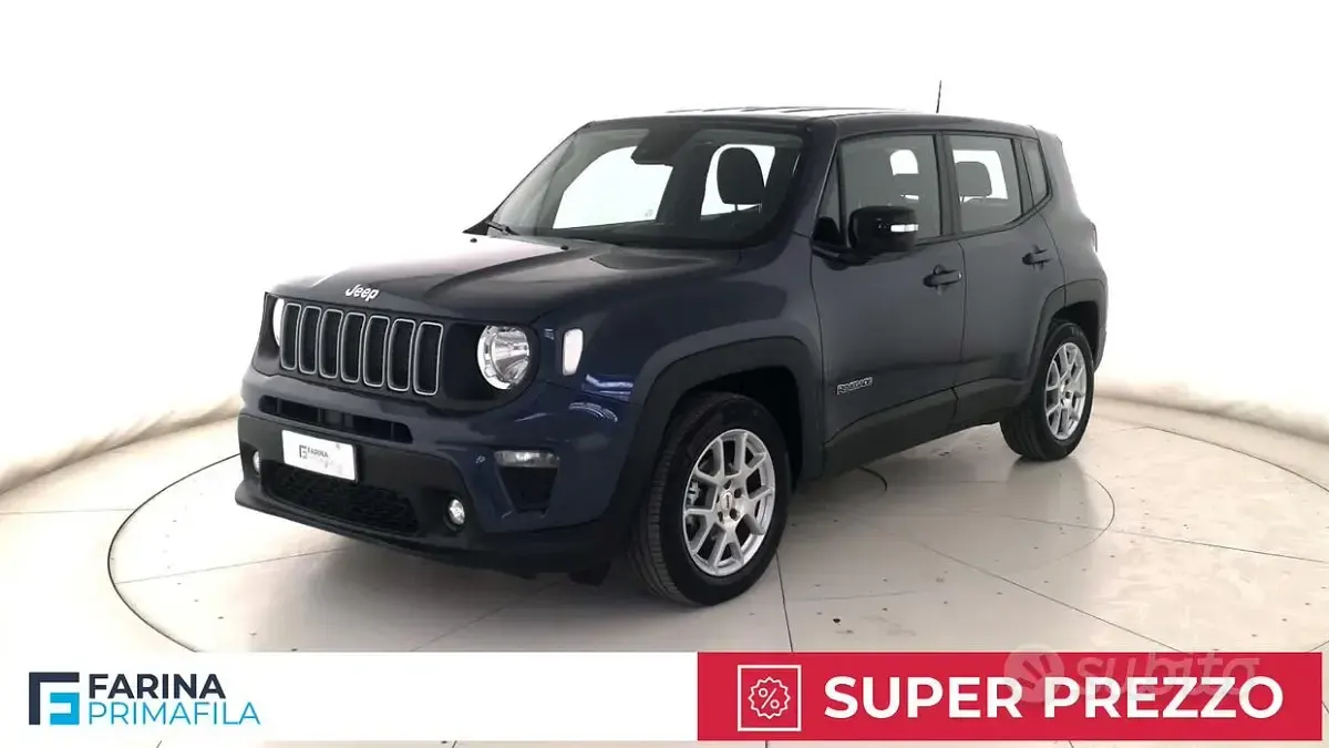 Usata Jeep Renegade Limited 131 CV (96 kW) 2024 Blu SUV