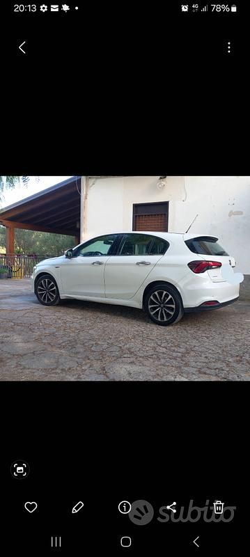 Usata Fiat Tipo 120 CV (88 kW) 2017 Bianco Berlina