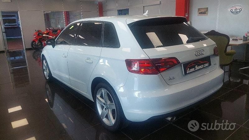 Usata Audi A3 Ambition 110 CV (80 kW) 2016 Bianco Berlina