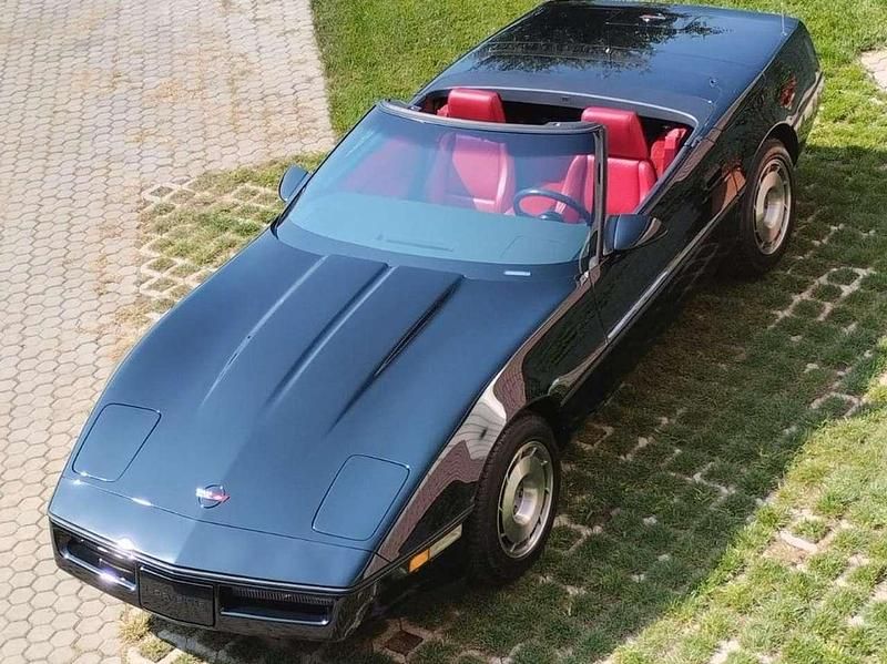 Usata Corvette C4 243 CV (178 kW) 1987 Nero Cabrio