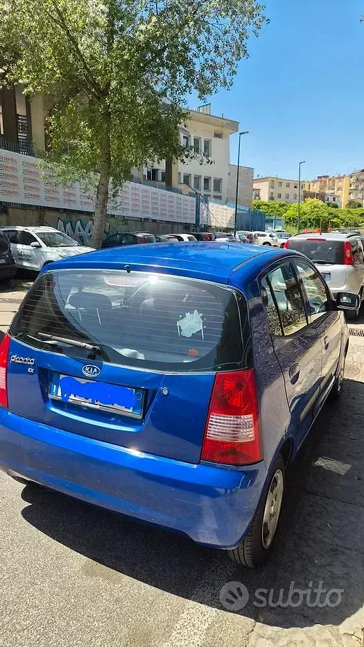 Gebraucht Kia Picanto Air 65 PS (47 kW) 2004 Blau Kleinwagen