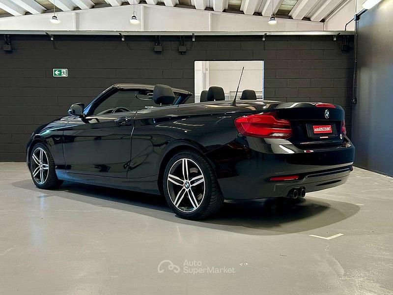 Usata BMW 220 Sport Line 190 CV (139 kW) 2019 Nero Cabrio