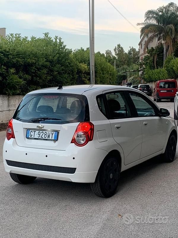Usata Chevrolet Aveo 2010 Bianco Utilitaria