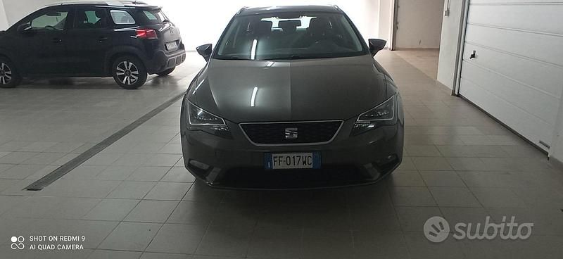 Usata Seat Leon 115 CV (84 kW) 2015 Grigio Station wagon