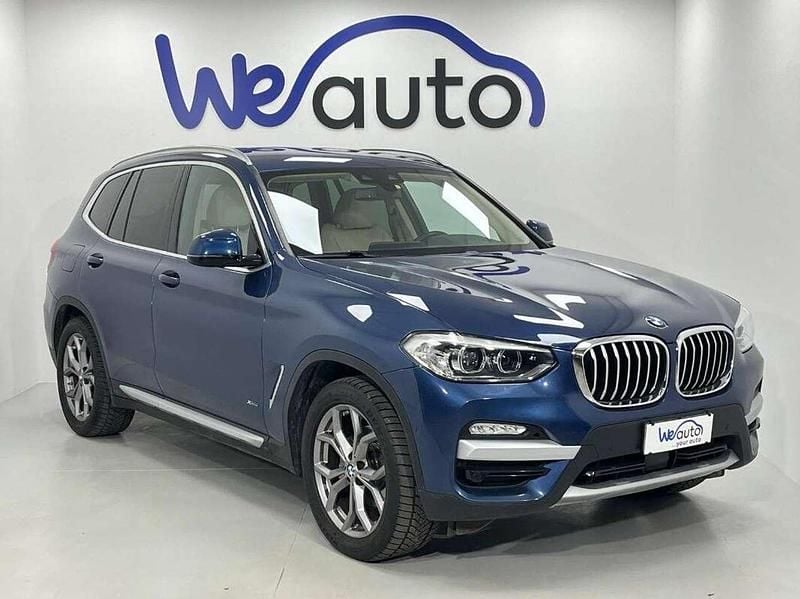 Usata BMW X3 Advantage 190 CV (139 kW) 2018 Blu/azzurro SUV