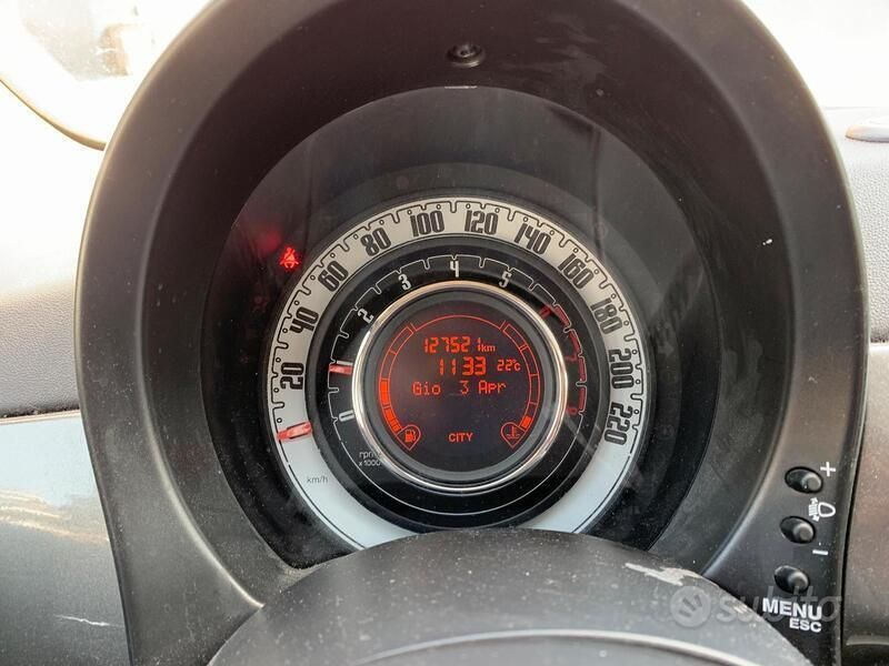 Usata Fiat 500 Lounge 69 CV (50 kW) 2011 Grigio Utilitaria