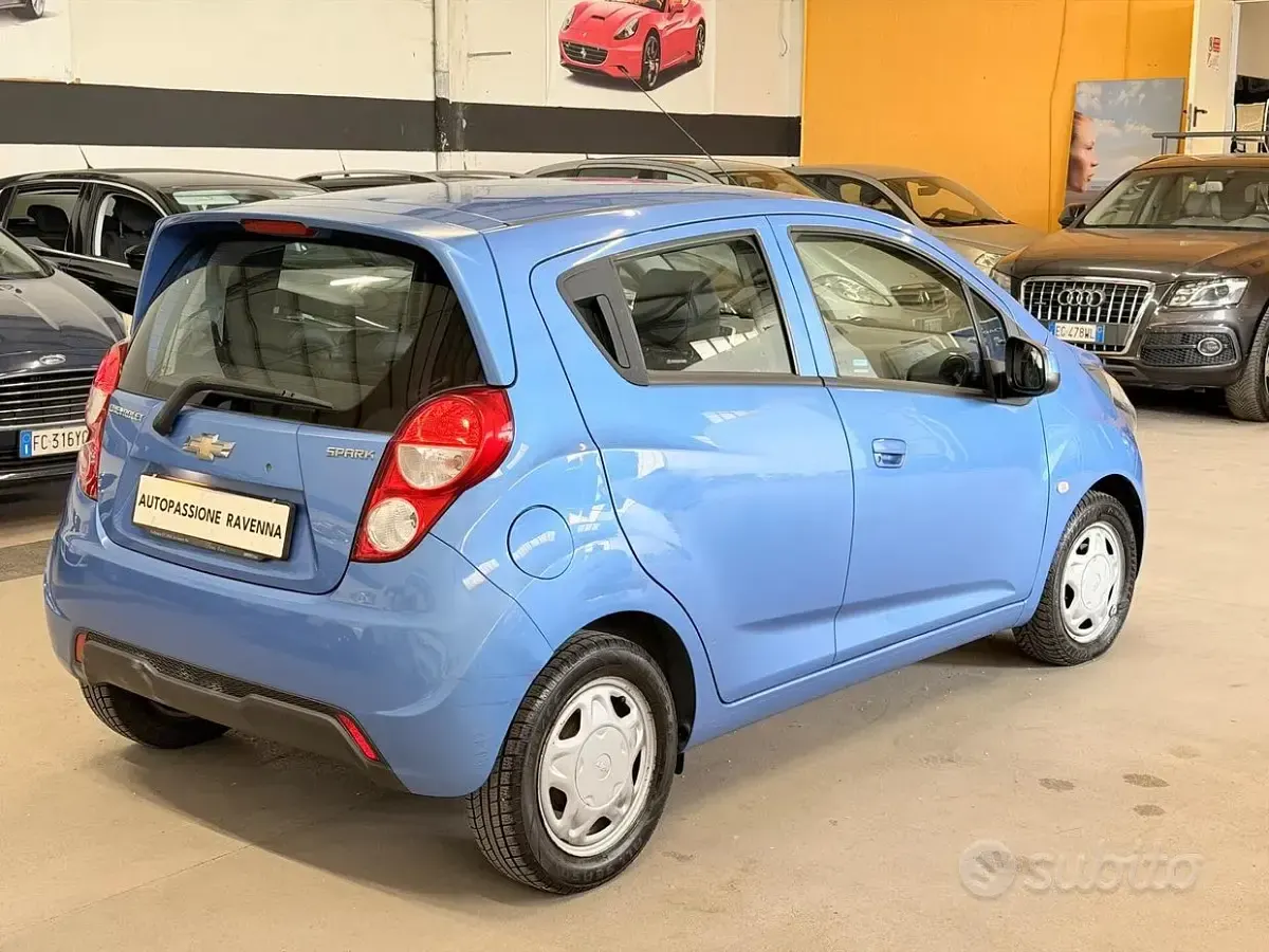 Usata Chevrolet Spark LT 65 CV (47 kW) 2013 Blu Utilitaria