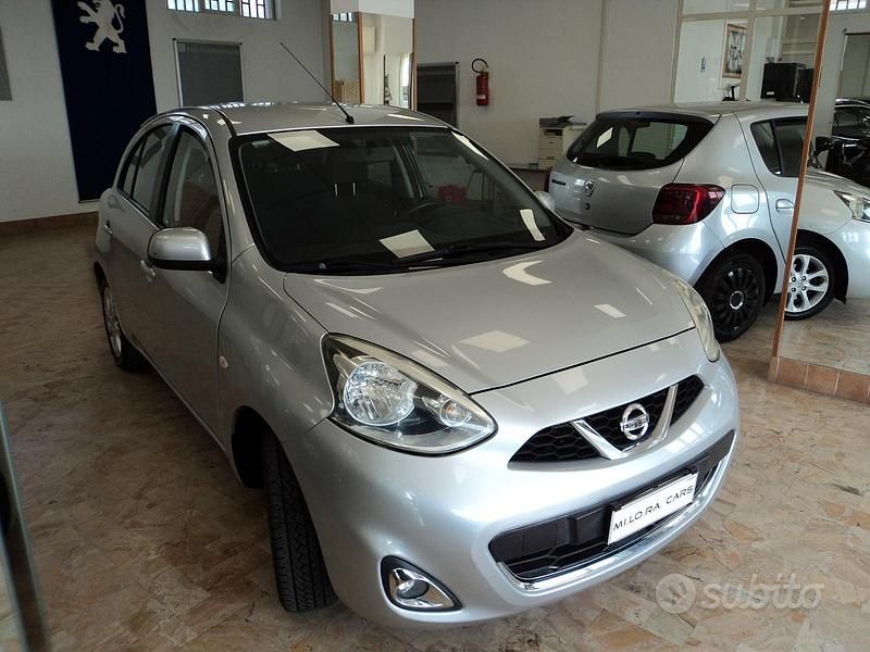 Usata Nissan Micra Acenta 80 CV (58 kW) 2016 Grigio Utilitaria