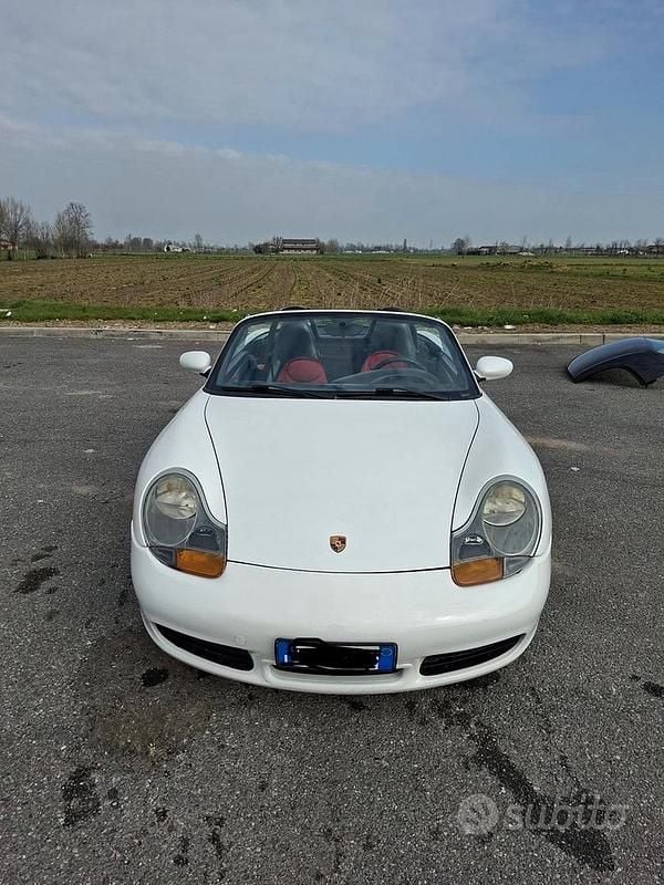 Usata Porsche 986 Boxster 1998 Bianco Cabrio