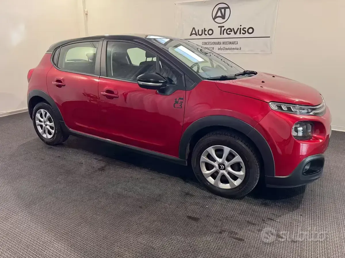 Usata Citroën C3 PureTech 82 CV (60 kW) 2018 Rosso Utilitaria