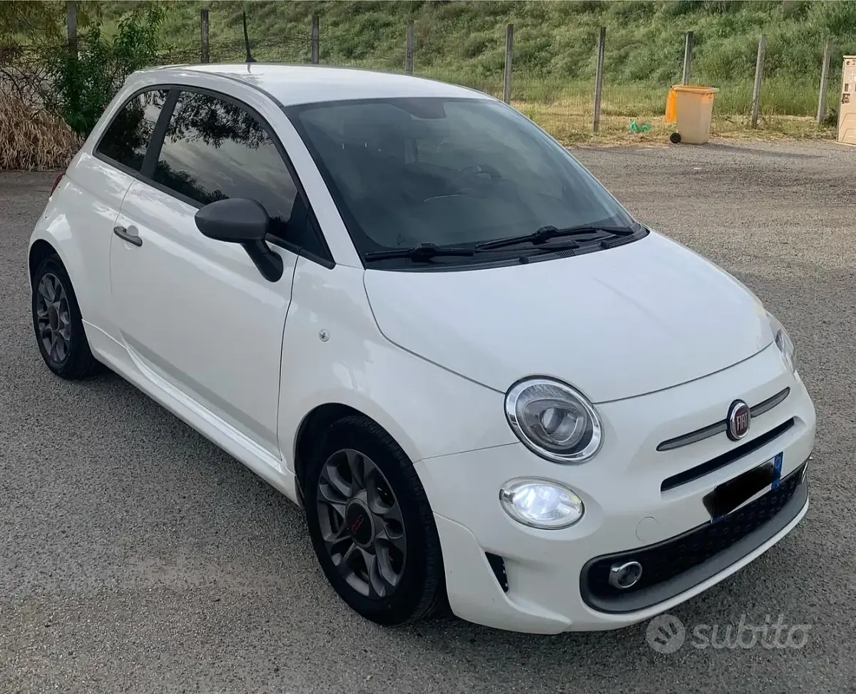 Usata Fiat 500 S 95 CV (69 kW) 2017 Bianco Berlina