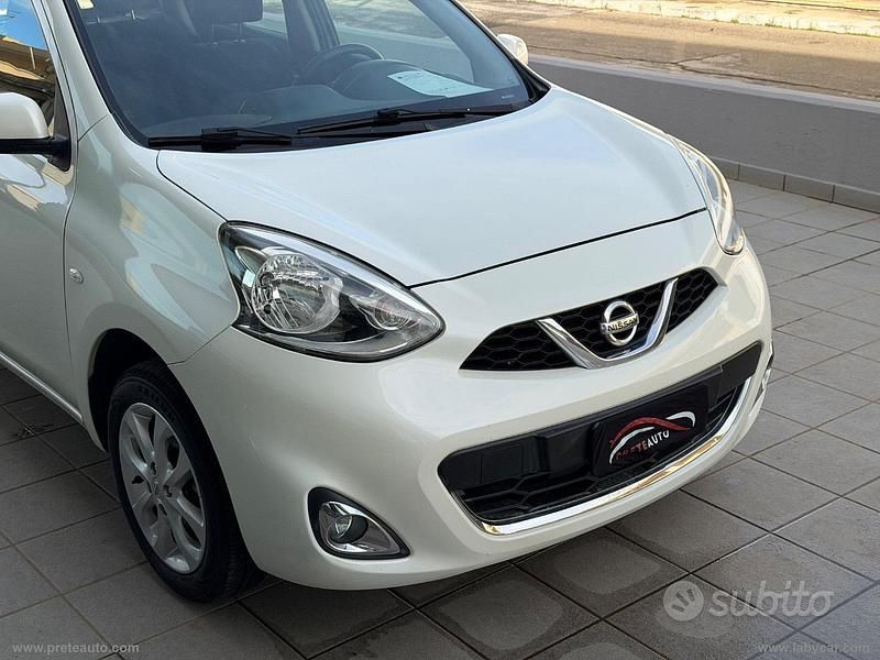 Usata Nissan Micra Acenta 80 CV (58 kW) 2017 Bianco Utilitaria