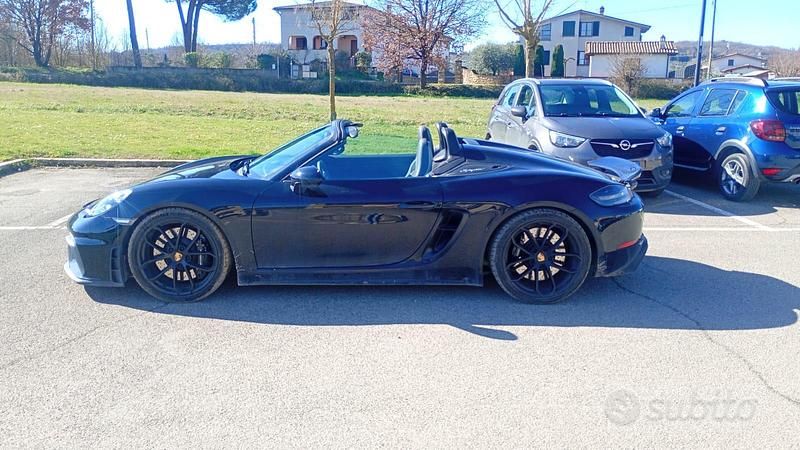 Usata Porsche 718 Spyder 420 CV (308 kW) 2023 Nero Cabrio