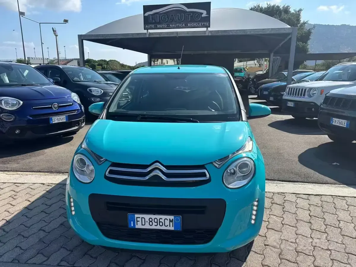 Usata Citroën C1 Shine 69 CV (50 kW) 2016 Verde Utilitaria