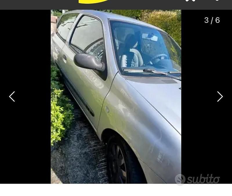 Usata Renault Clio II 75 CV (55 kW) 2006 Grigio Utilitaria