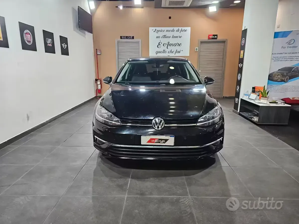 Usata VW Golf VII Highline 116 CV (85 kW) 2017 Nero Berlina